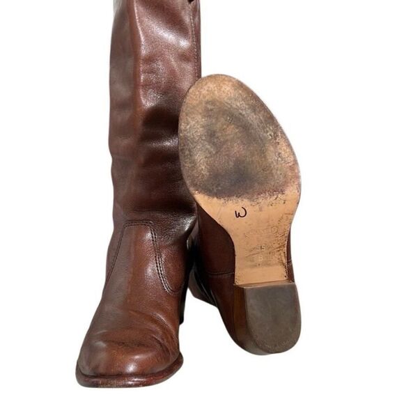 Coach 1941 Fayth Women’s 5.5 Brown Leather Boots - Picture 9 of 14